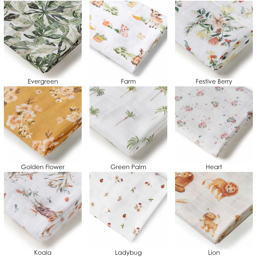 3 Pack Organic Muslin Wrap - Image 4