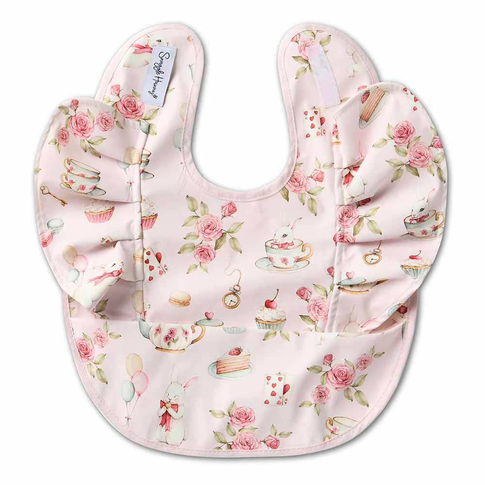 Aliceās Tea Party Frill Snuggle Bib - Image 2