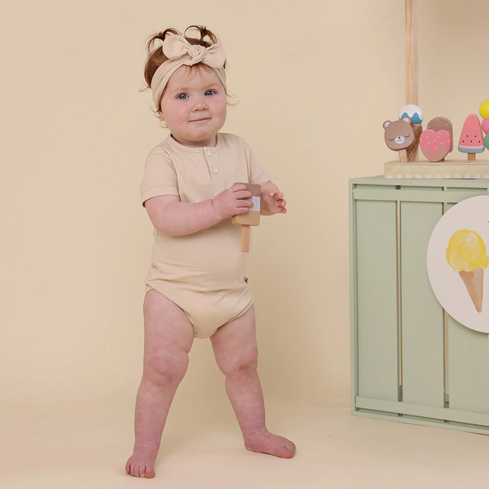 Babyccino Short Sleeve Organic Bodysuit - Image 2