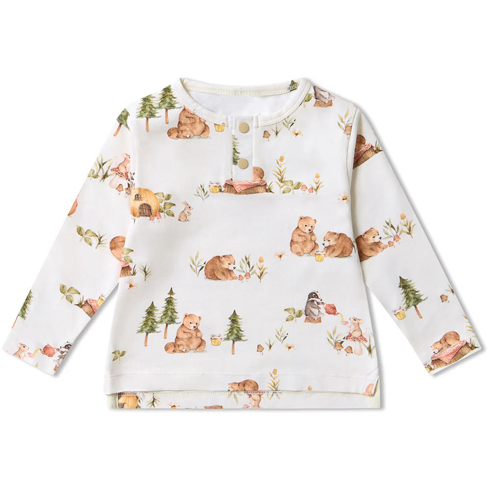 Bears Organic Long Sleeve Top - Image 2