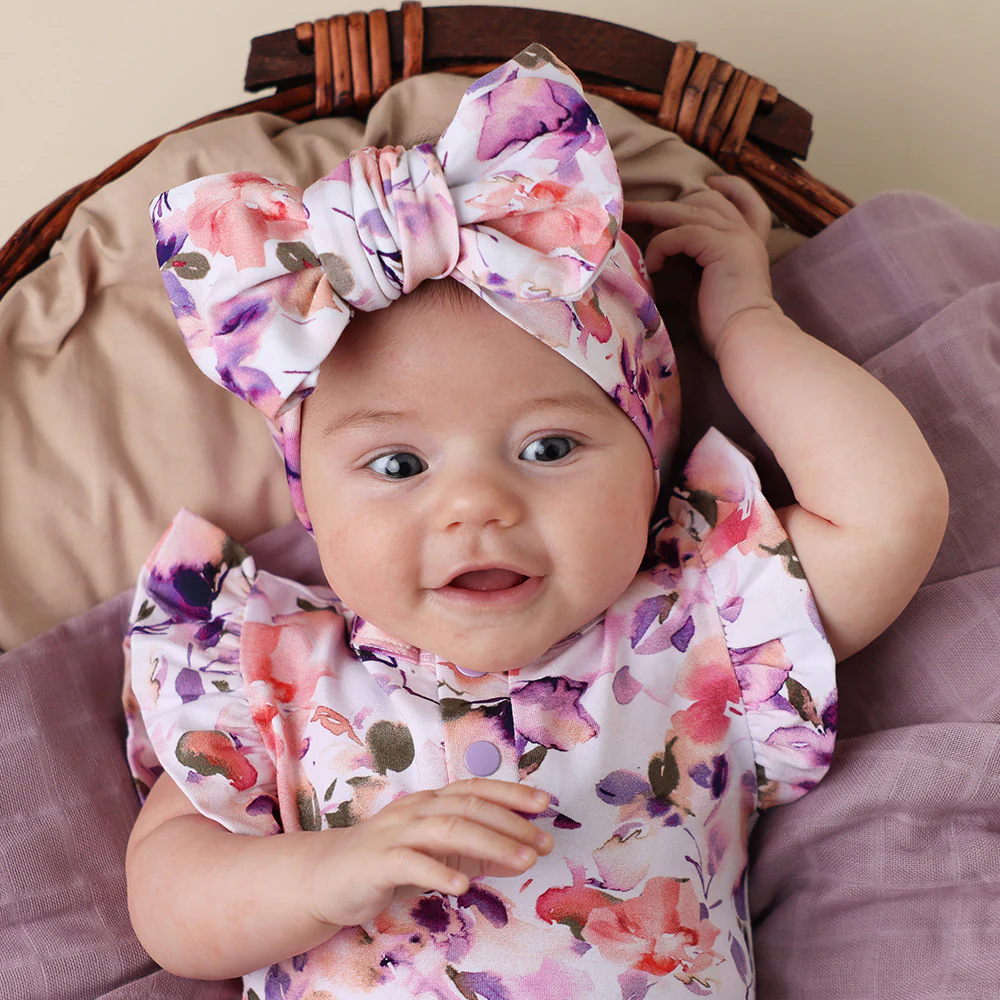 Blushing Beauty Organic Oversized Bow