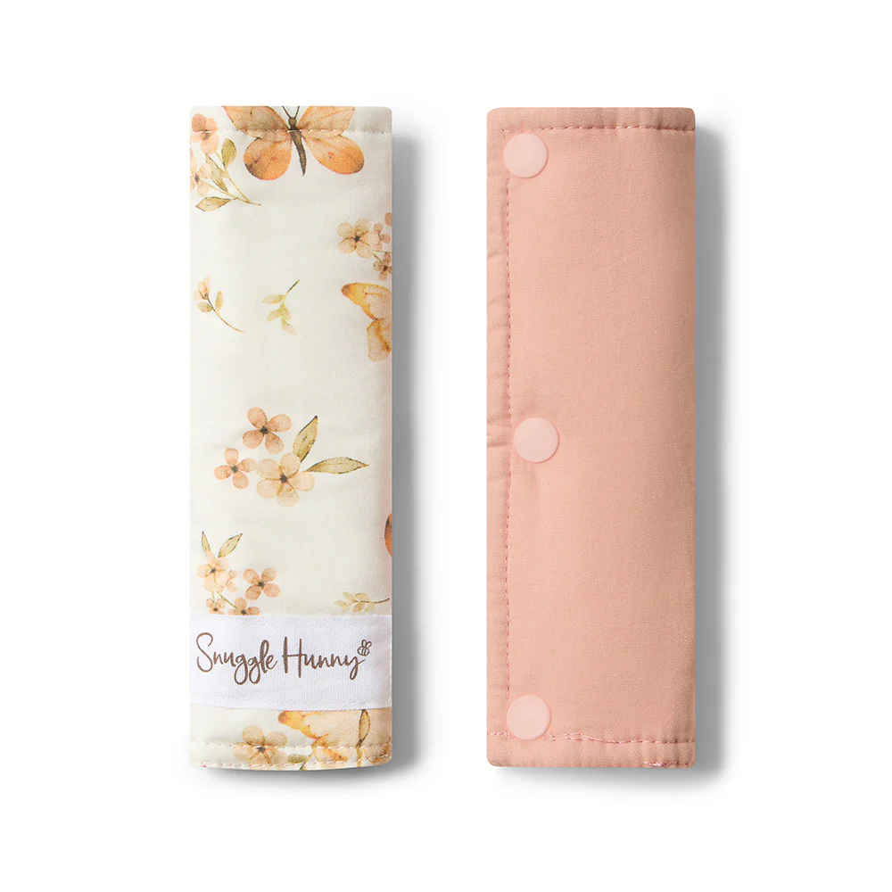 Butterfly Universal Reversible Pram Strap Covers