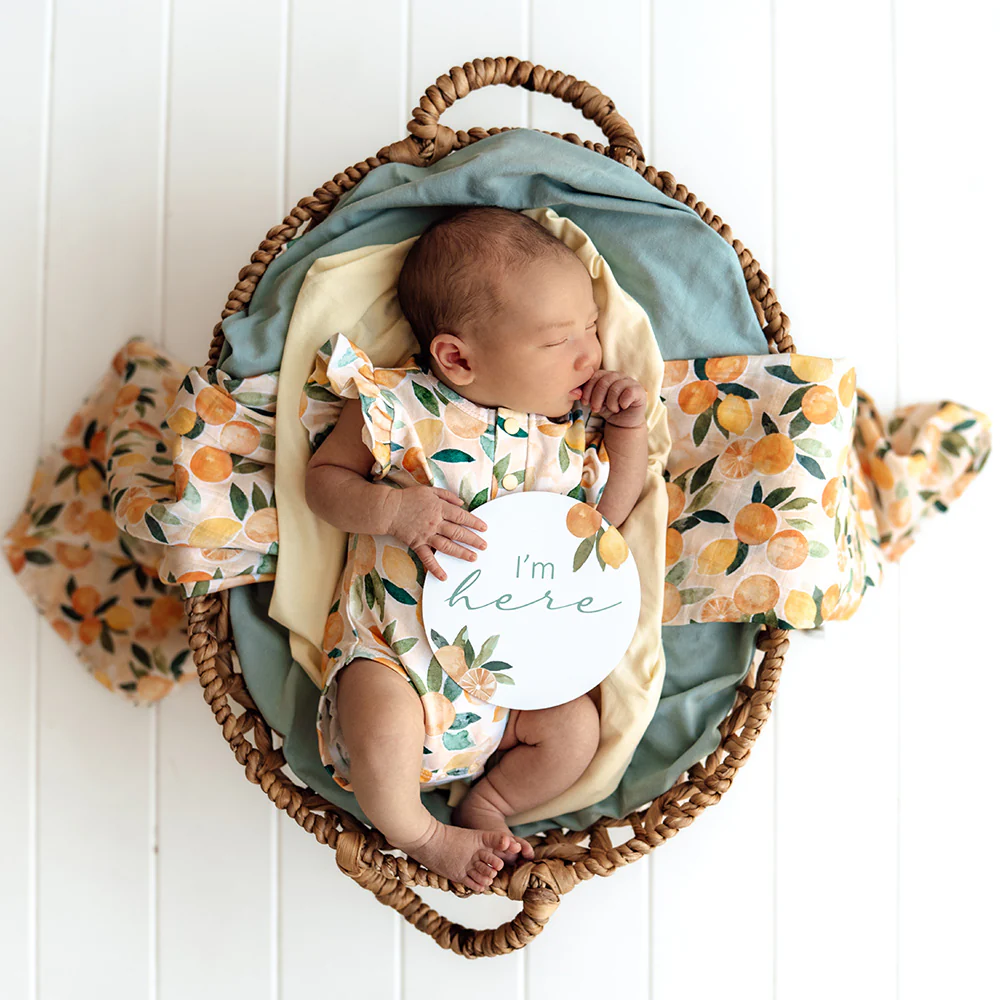 Citrus Squeeze & Peach Reversible Milestone Cards - Image 10