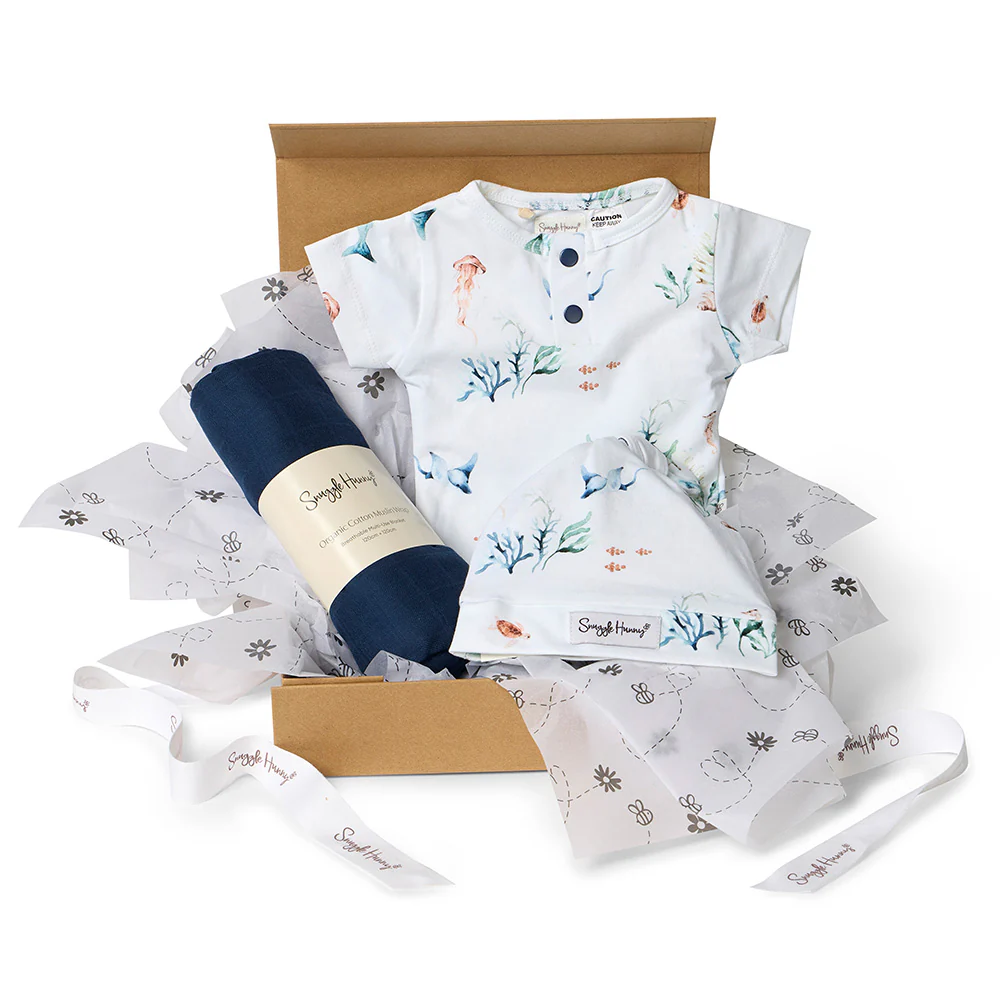 Classic Newborn Gift Hamper - Ocean
