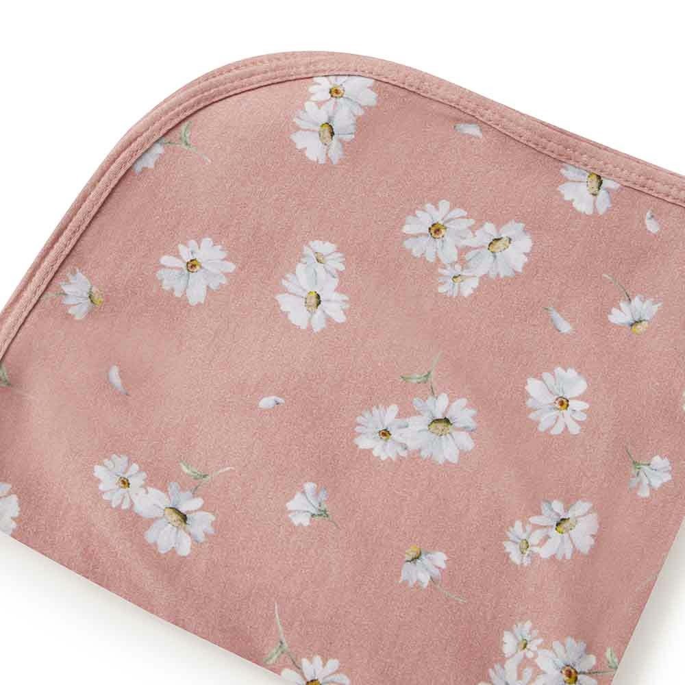 Daisy Organic Jersey Wrap & Topknot Set - Image 4