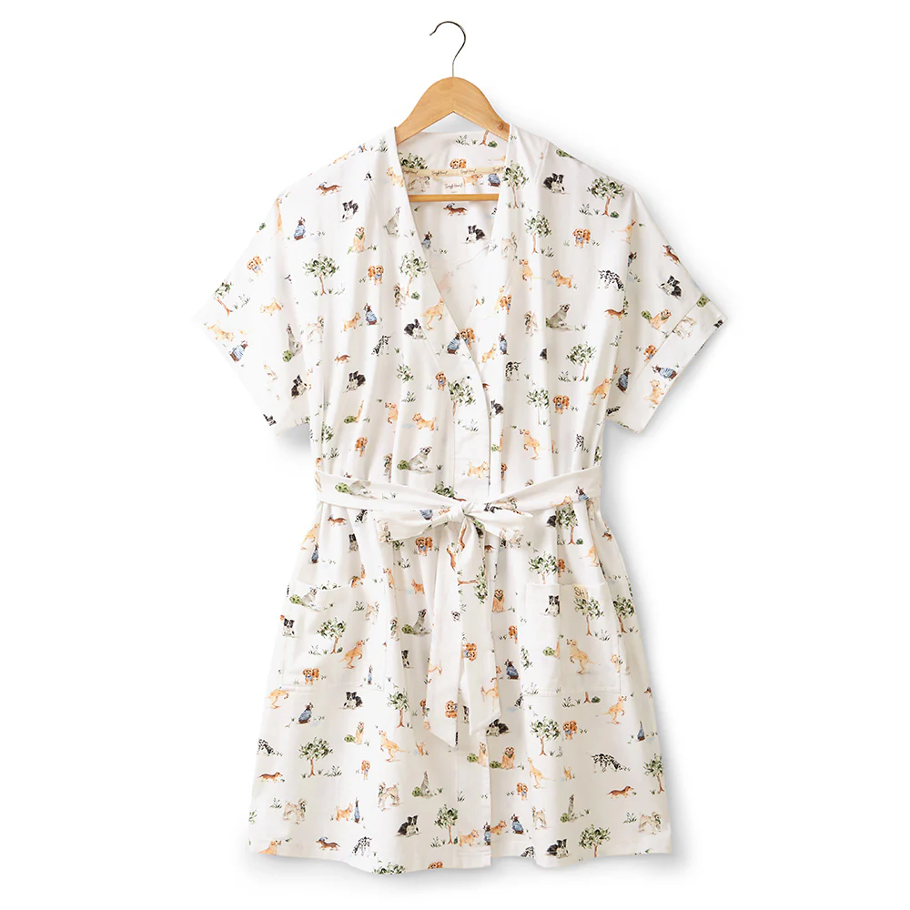 Dog Park Organic Maternity Robe - Image 2