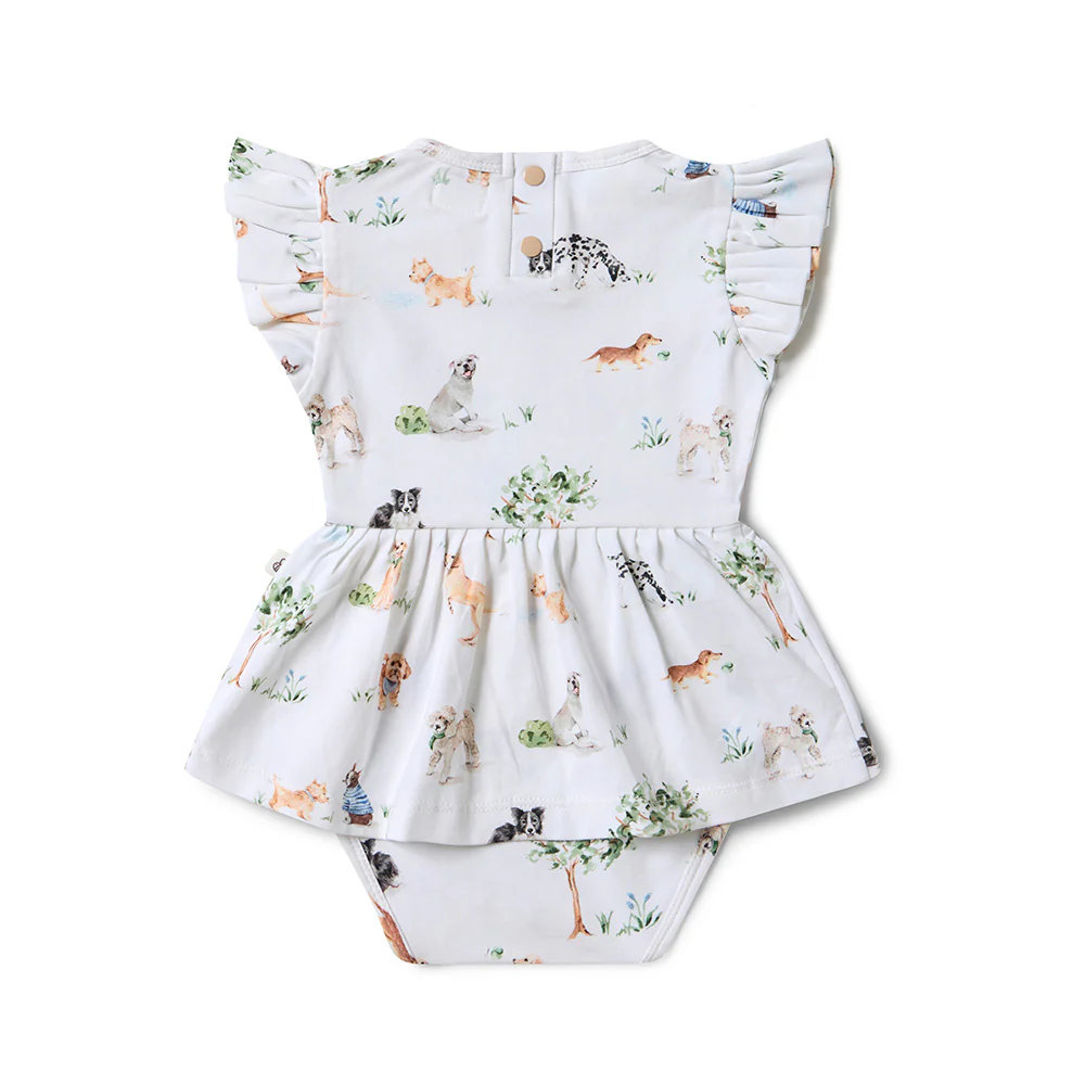 Dog Park Short Sleeve Organic Dress - Image 6