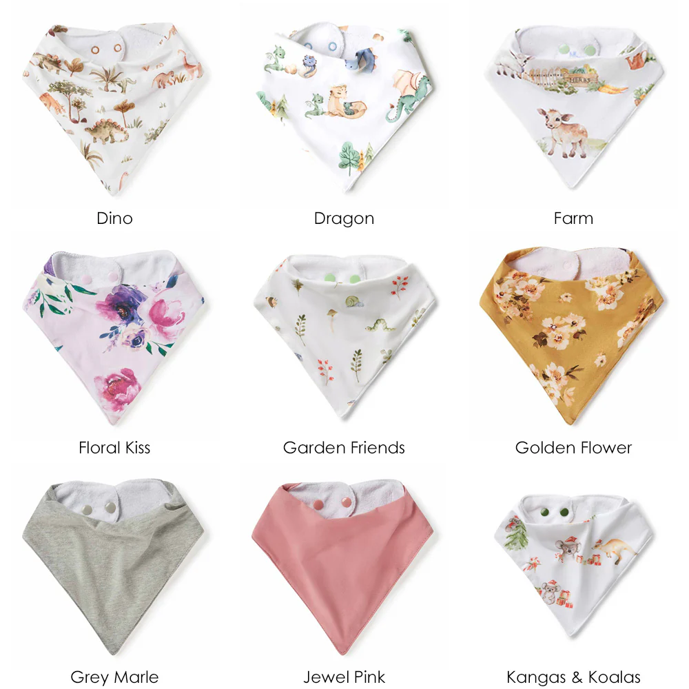 Organic Dribble Bib 3 Pack - Image 3