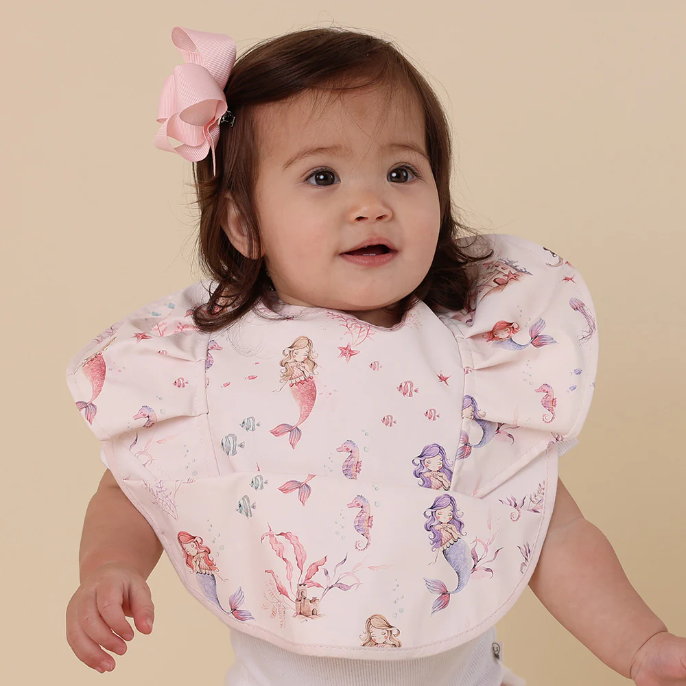 Mermaid Frill Snuggle Bib - Image 3
