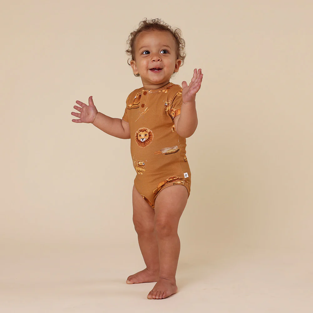 Roar Short Sleeve Organic Bodysuit - Image 5