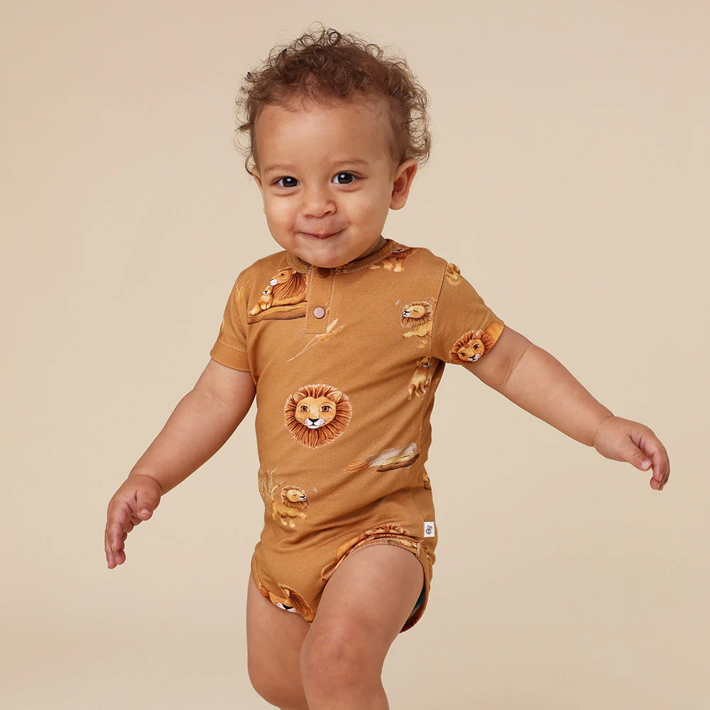 Roar Short Sleeve Organic Bodysuit - Image 6
