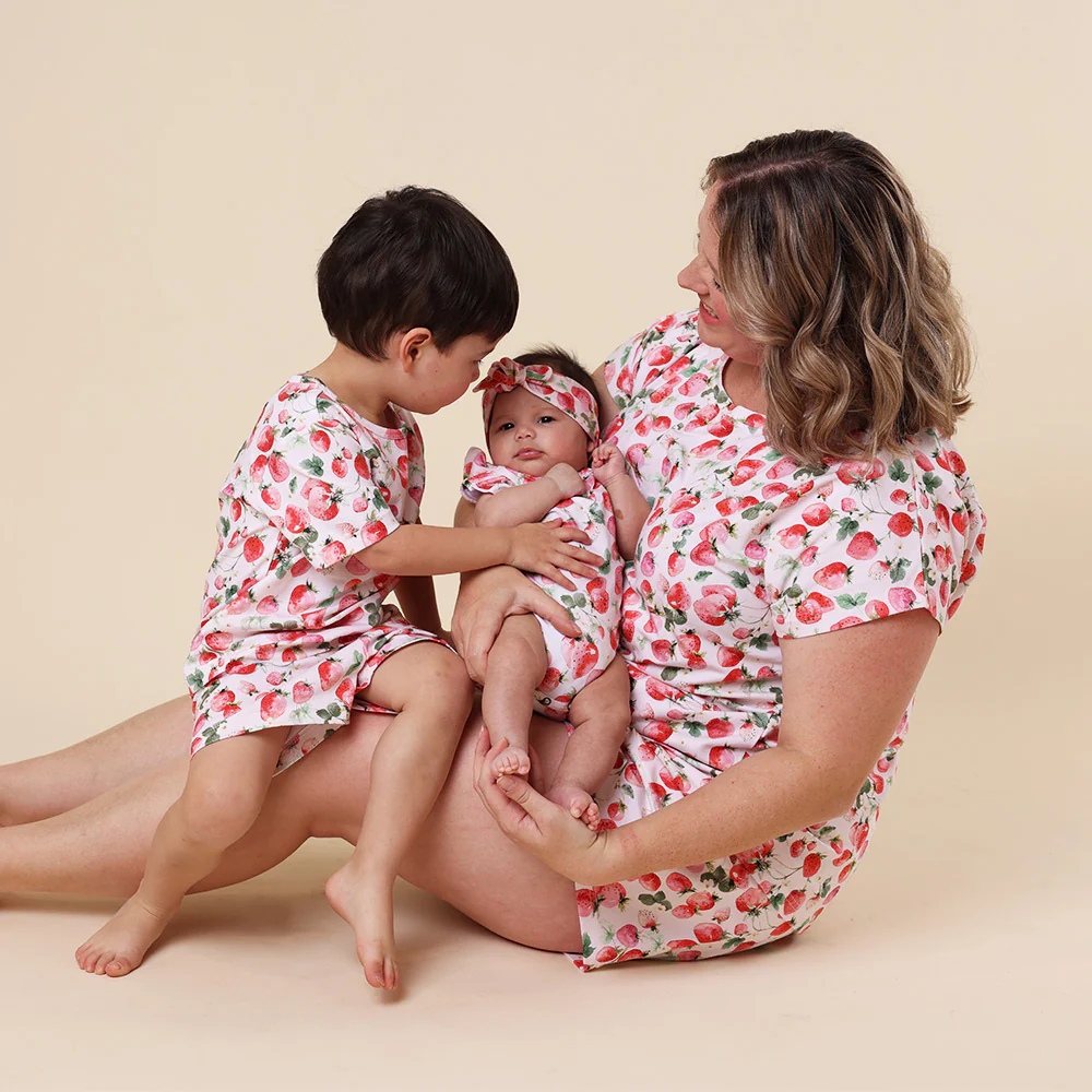 Strawberry Organic Kids PJ Set - Image 4