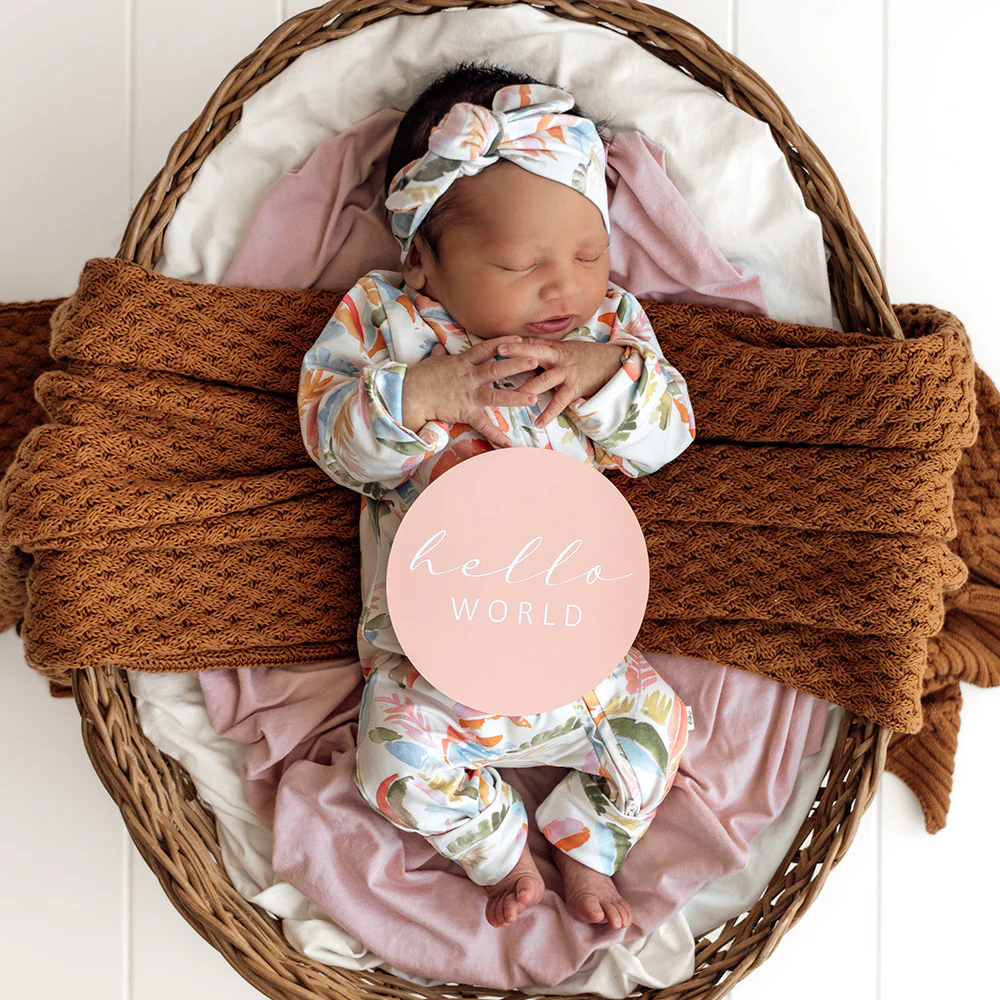Summer Palm & Peach Reversible Milestone Cards - Image 6