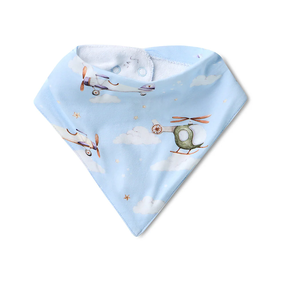 Taking Flight Organic Dribble Bib - Image 2