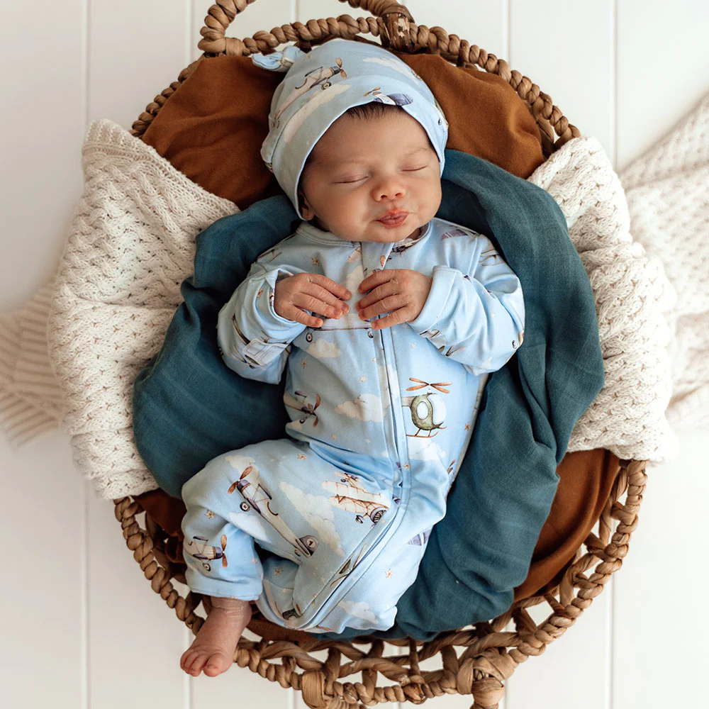 Taking Flight Organic Snugglesuit Convertible Romper - Image 3