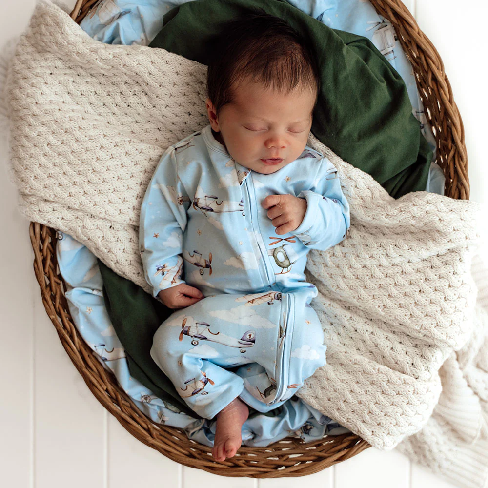 Taking Flight Organic Snugglesuit Convertible Romper - Image 6