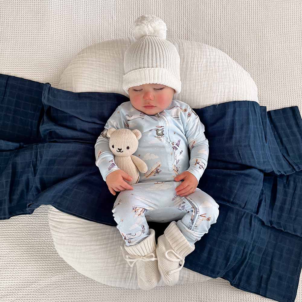Taking Flight Organic Snugglesuit Convertible Romper - Image 8